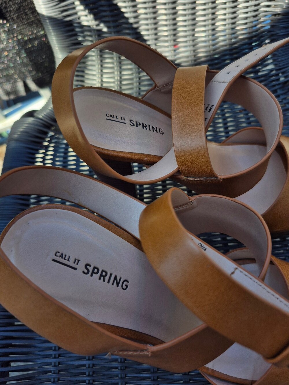 Call It Spring Tan Platform Heels - Picture 7 of 9